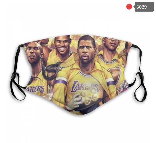 NBA Los Angeles Lakers #36 Dust mask with filter->nba dust mask->Sports Accessory